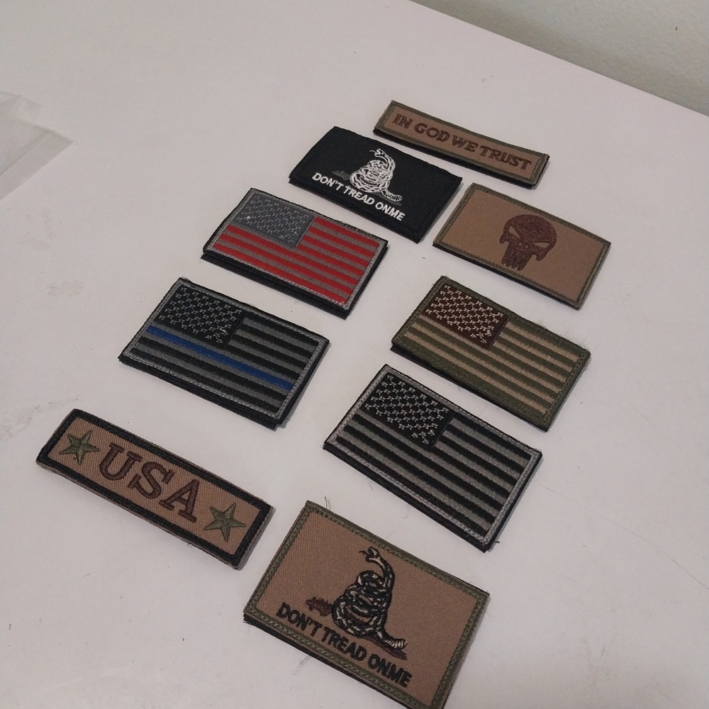 Usa Flag And Emblem Patch Set - image 1